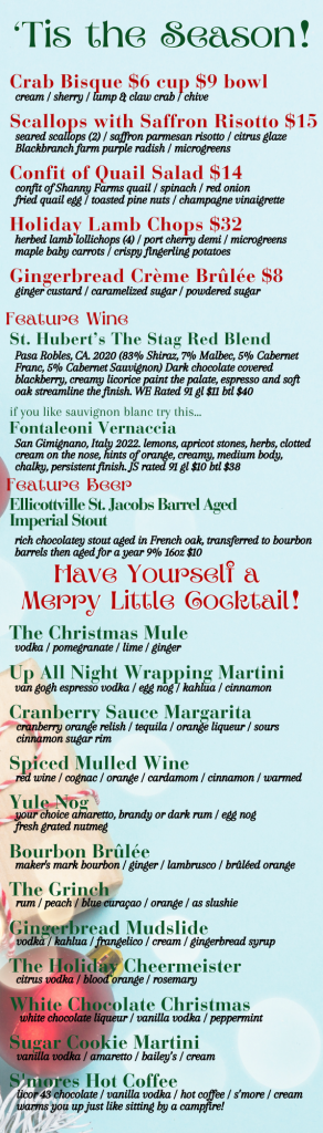 holiday dinner feature