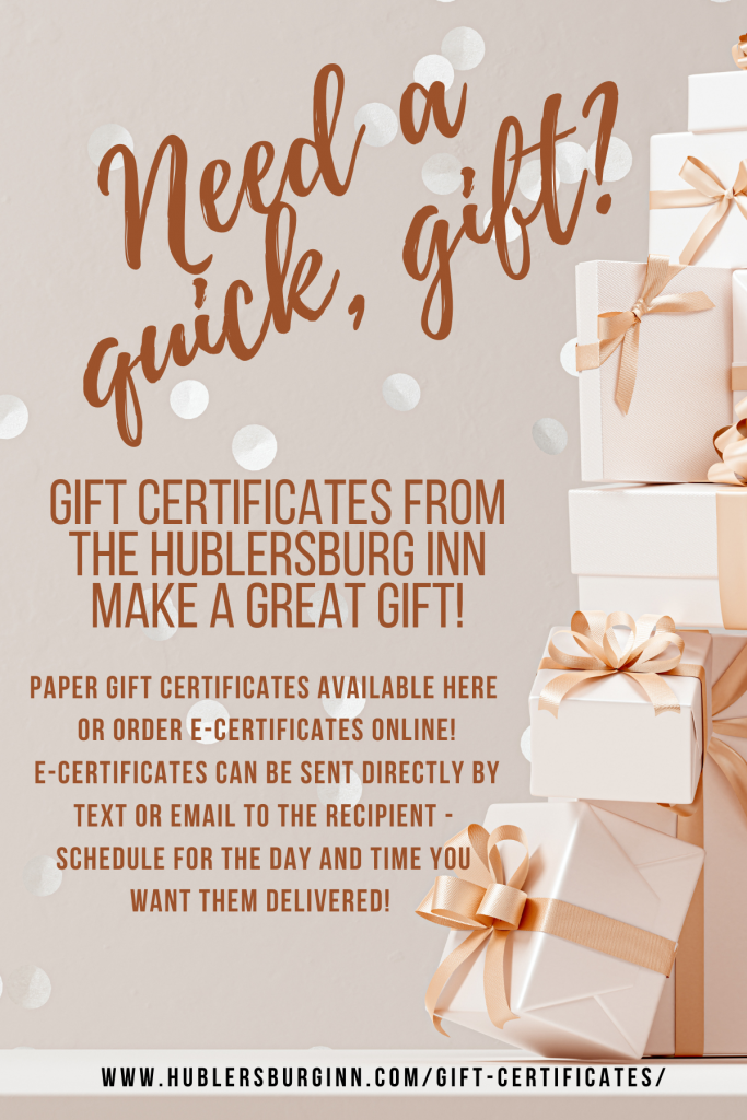 gift certificates