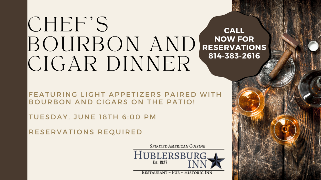 bourbon and cigar dinner cover